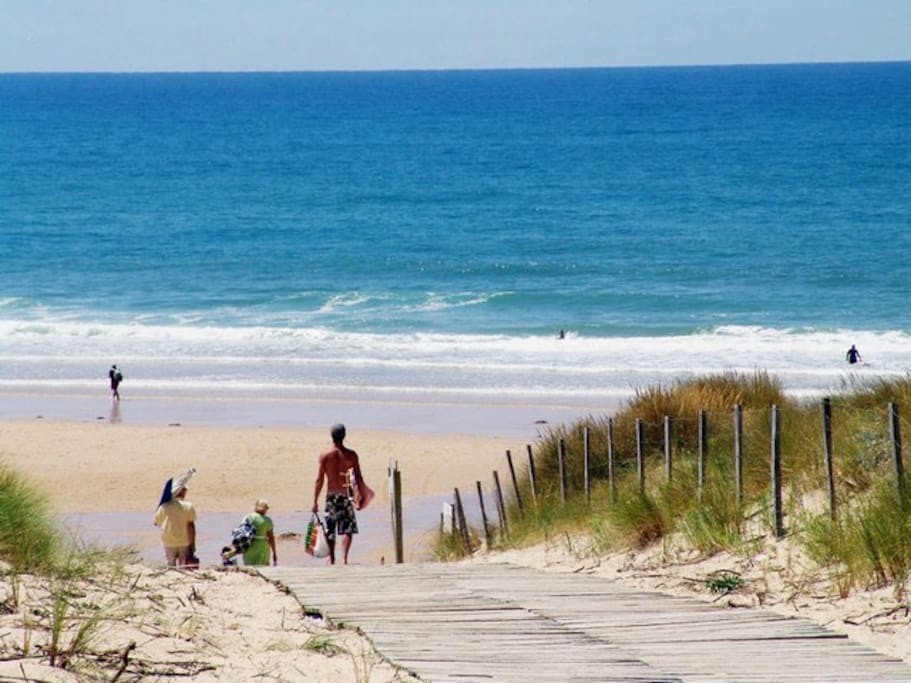 Accès direct à la plage