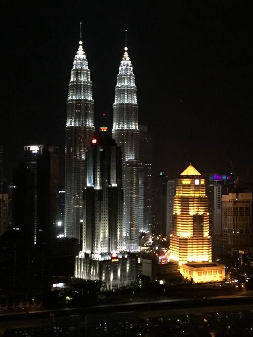 Skyline view of KLCC tower