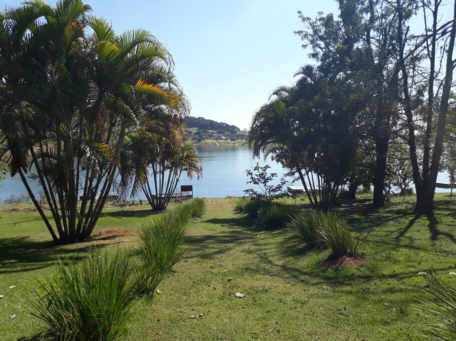 Acesso à represa e pier