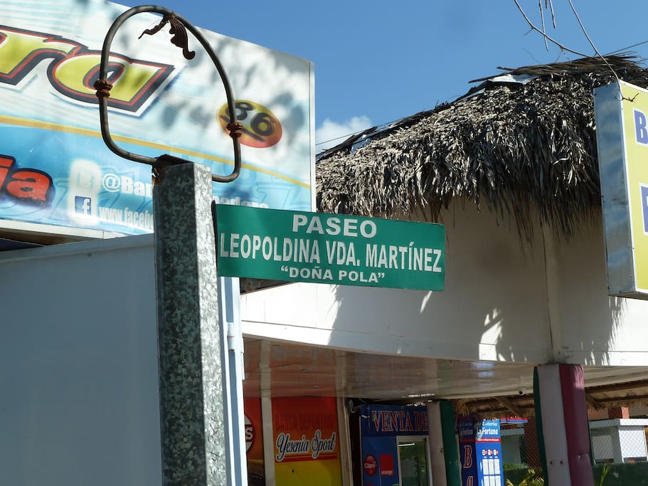 Apartment is located at this street