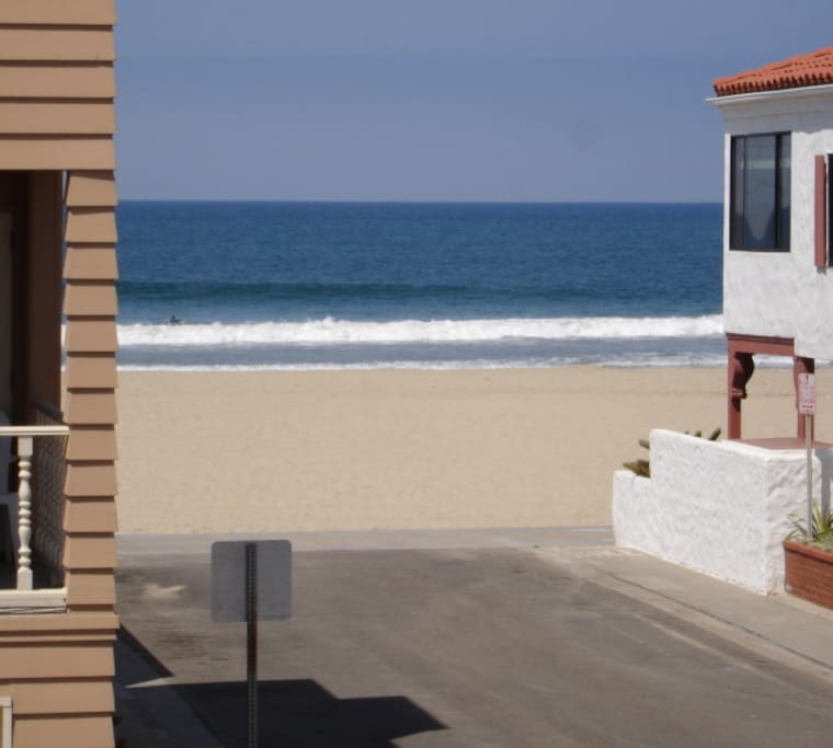 How close are we to the water? Just one house - or 30 steps - from your front door!