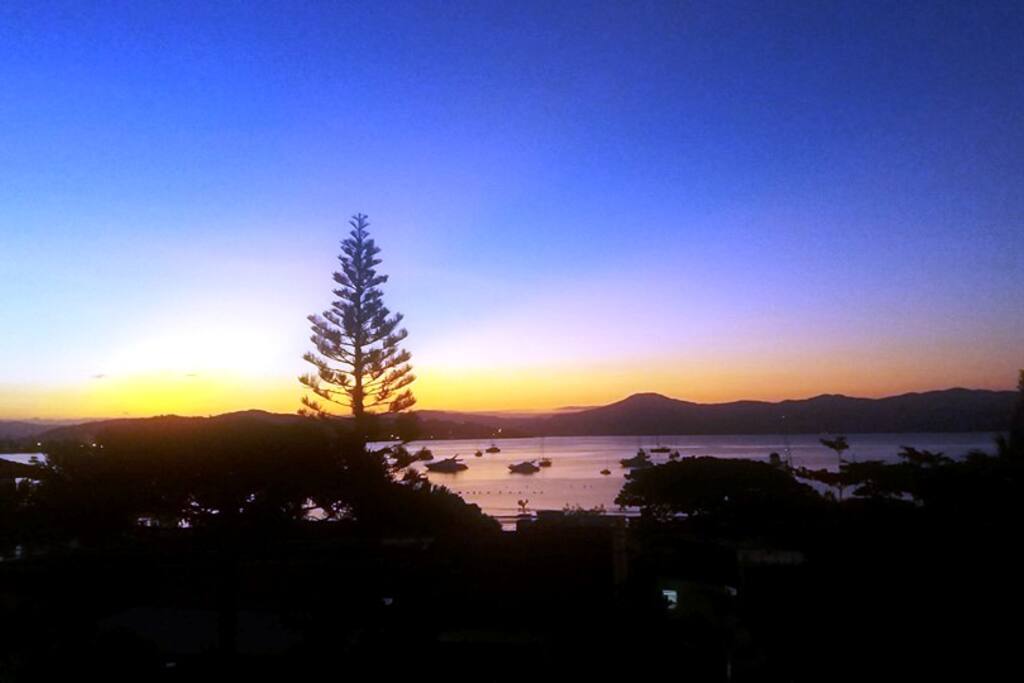 Por do sol - sacada