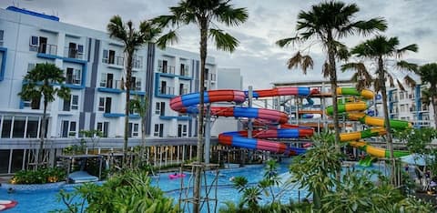 Clean & Spacious 2BR Condo + direct access to Mall