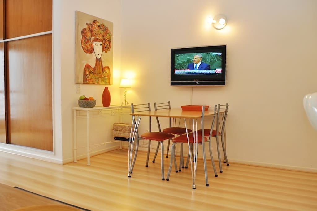 Comfortable dinning area