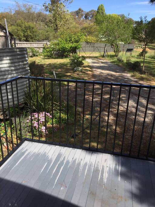 View to walking trail - bring your bike!