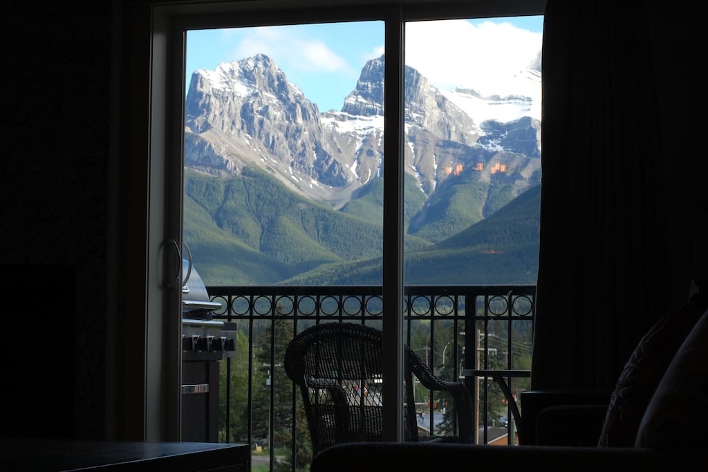 View of Mountains from Living Room