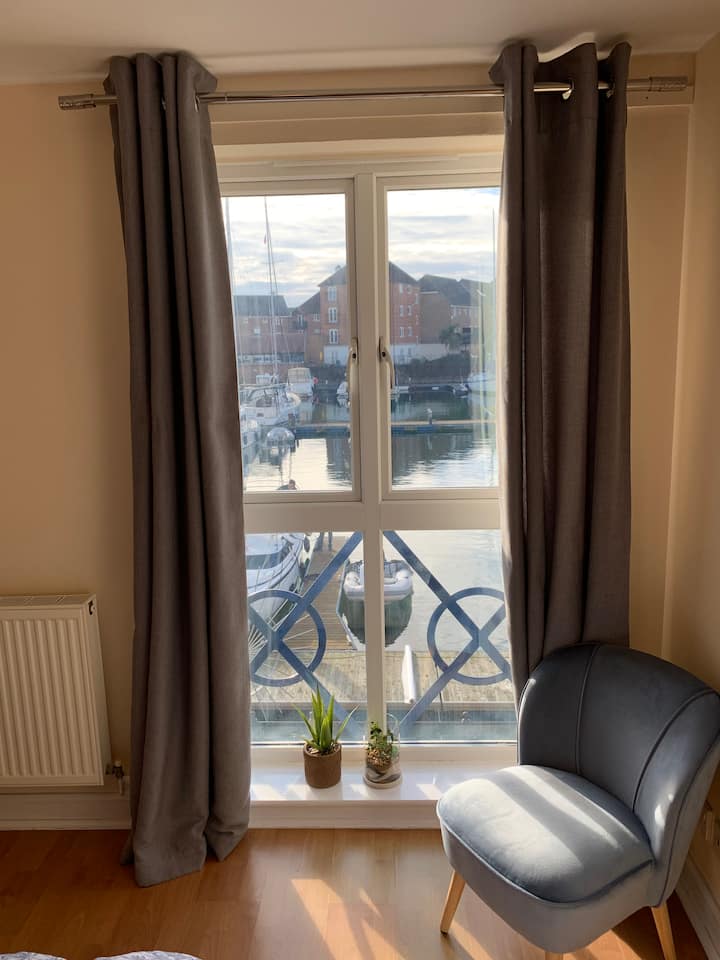 נוף מחדר השינה הראשי 