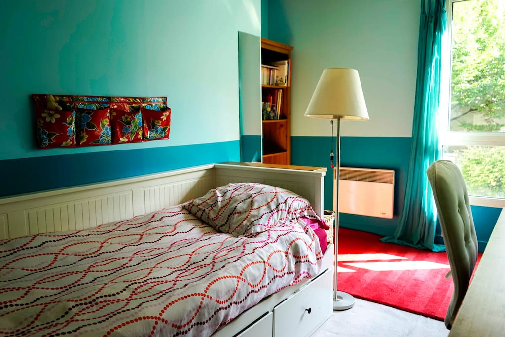 Chambre plein sud sur jardin