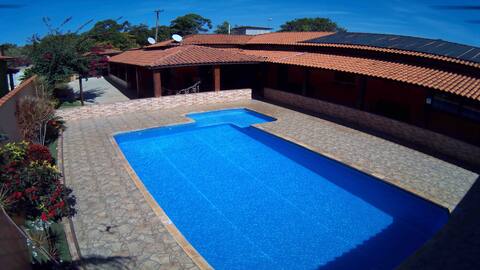 Chácara com Pool BBQ Grill Wood Stove...