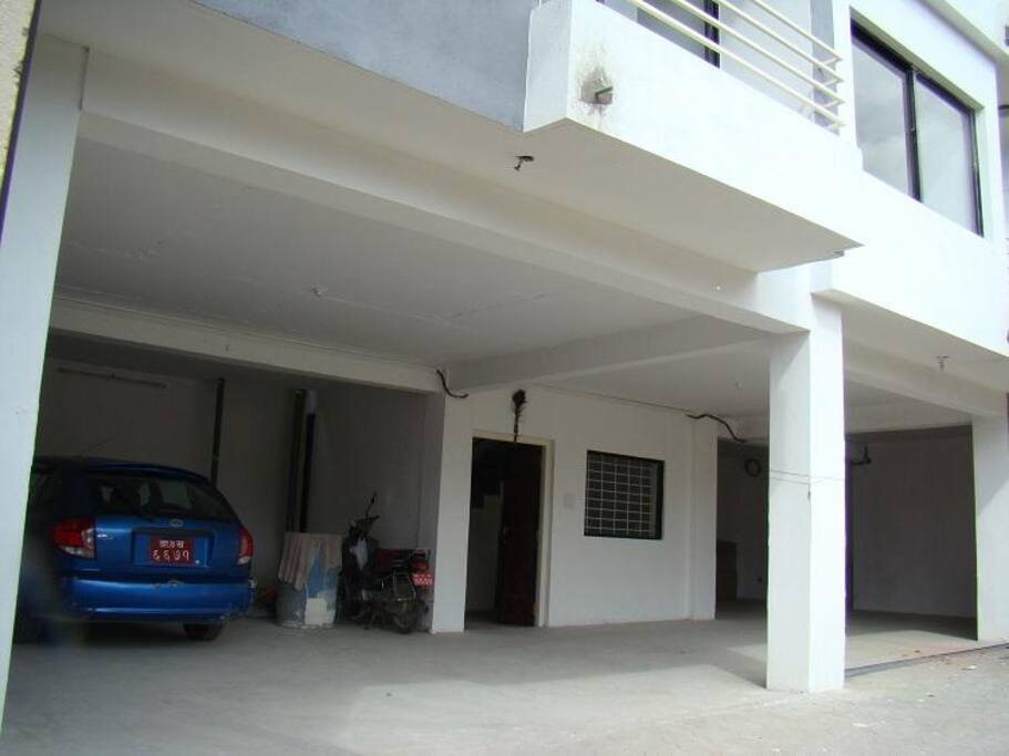 Covered parking areas