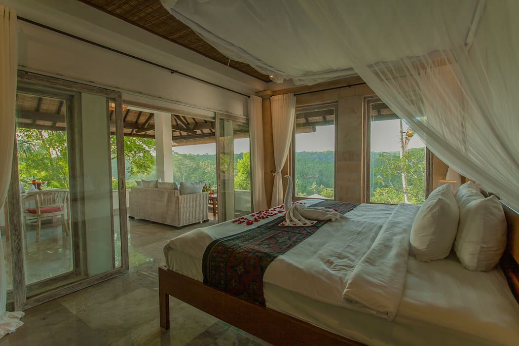 The view in bed ( left side )