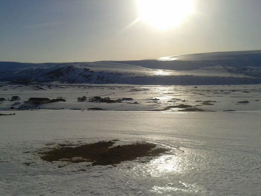 From distance in winter