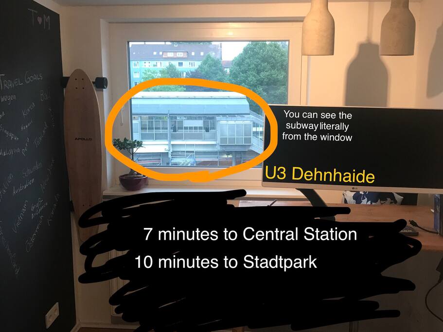 Just 2 minutes walking there