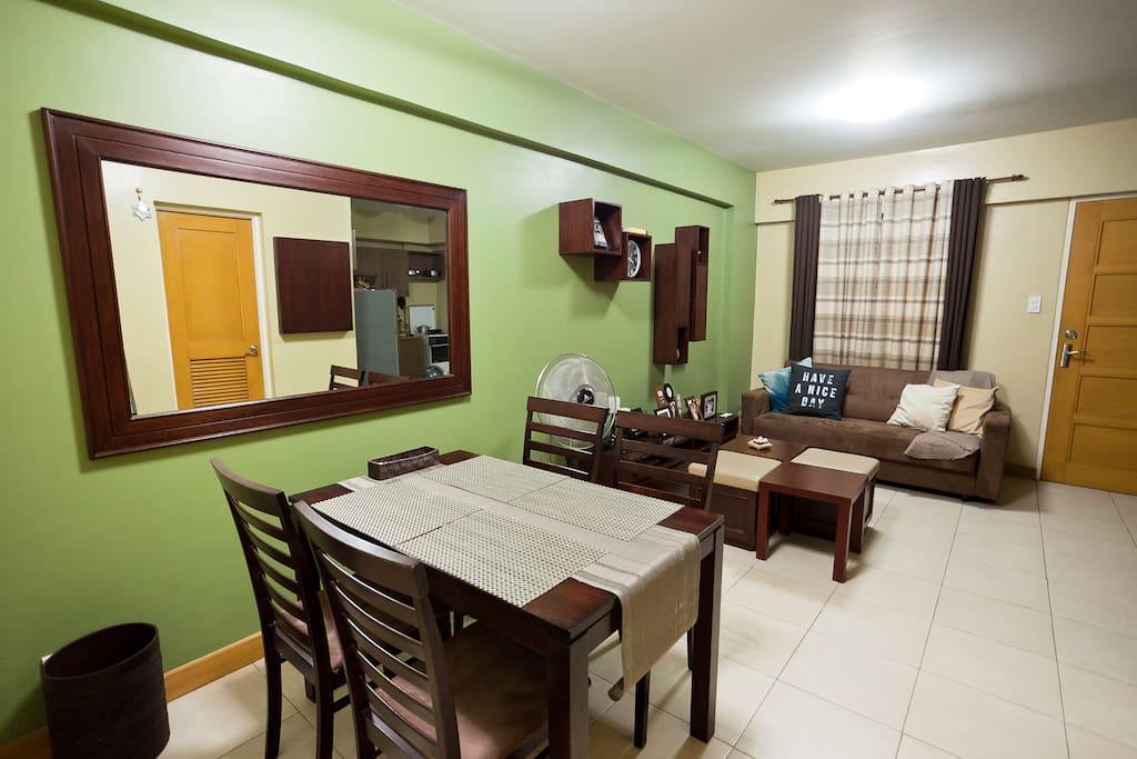 Dining Area + Living Room