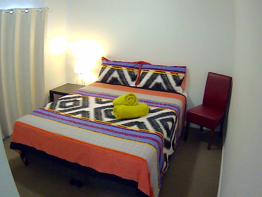 Both bedrooms have a queen sized bed and they are so quite.