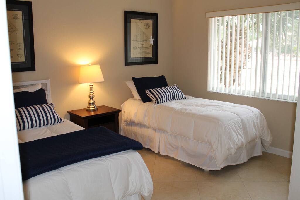 Guest Bedroom twins convert to a King Bed