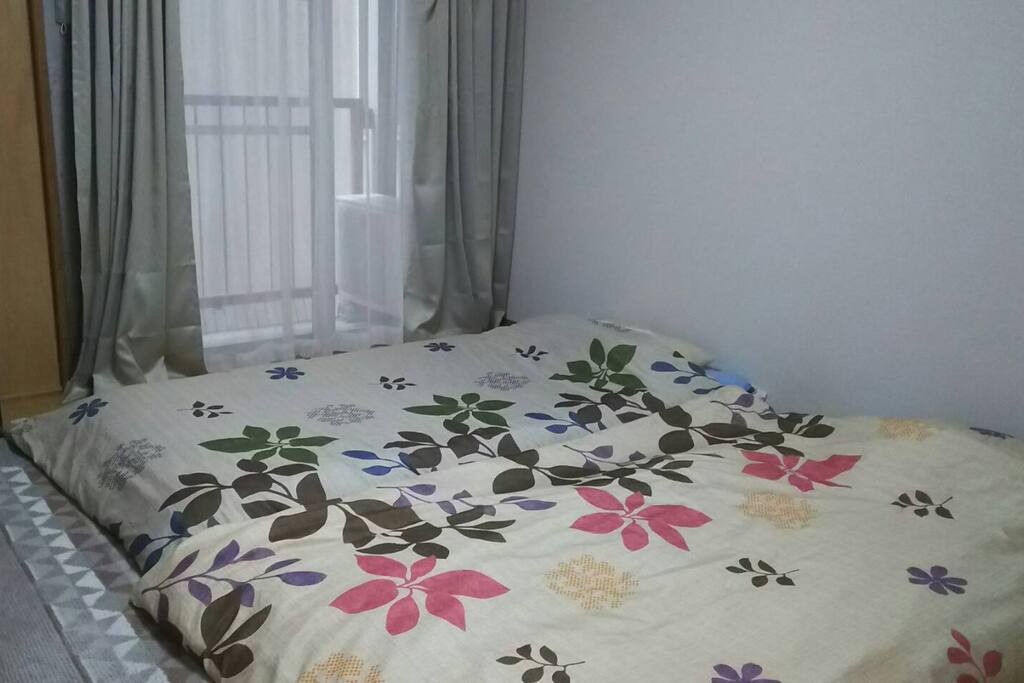 Display with two futons