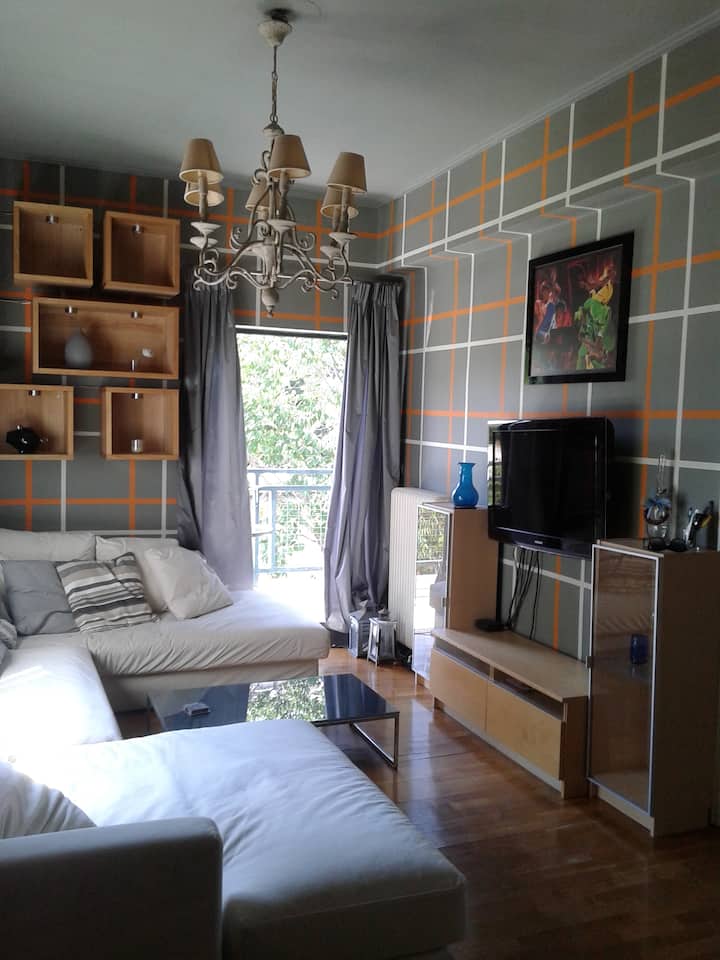 Rental unit in Marousi · ★4.69 · 1 bedroom · 2 beds · 1 bath