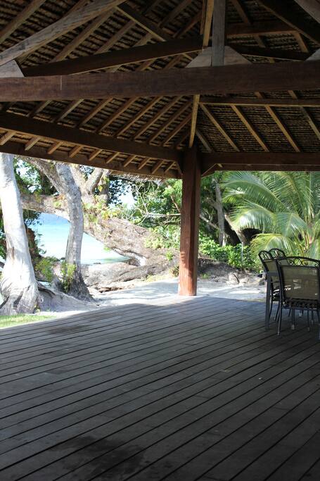 Back yard to beach front... can't get any closer to paradise!