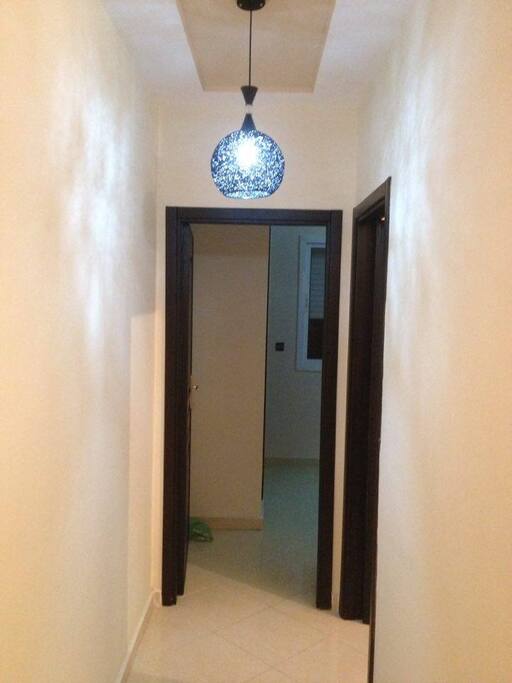 pasillo hacia el dormitorio