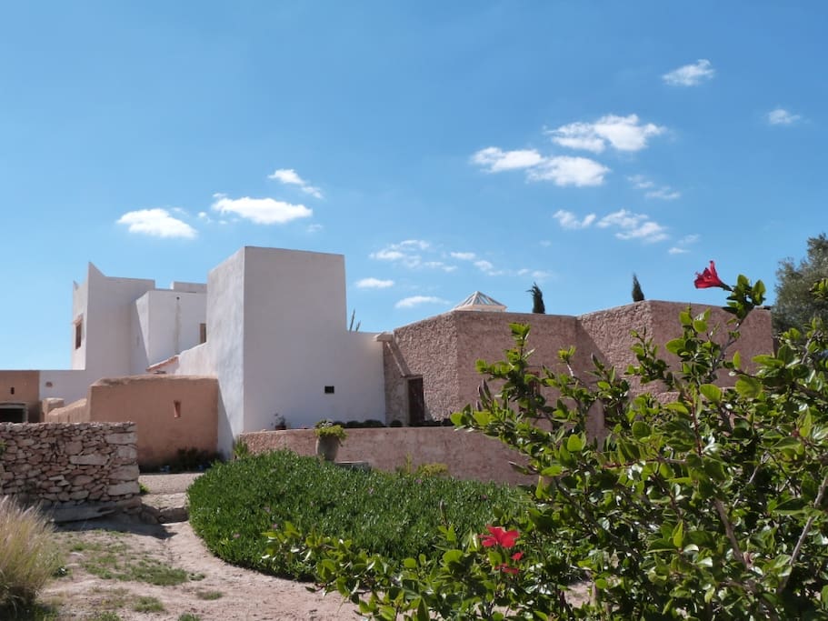 Overview of the main house