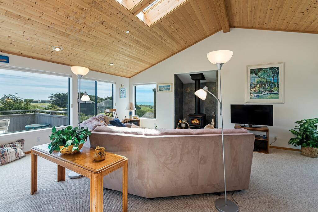 Living room with TV