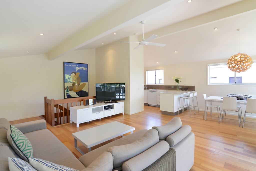 Open plan living area