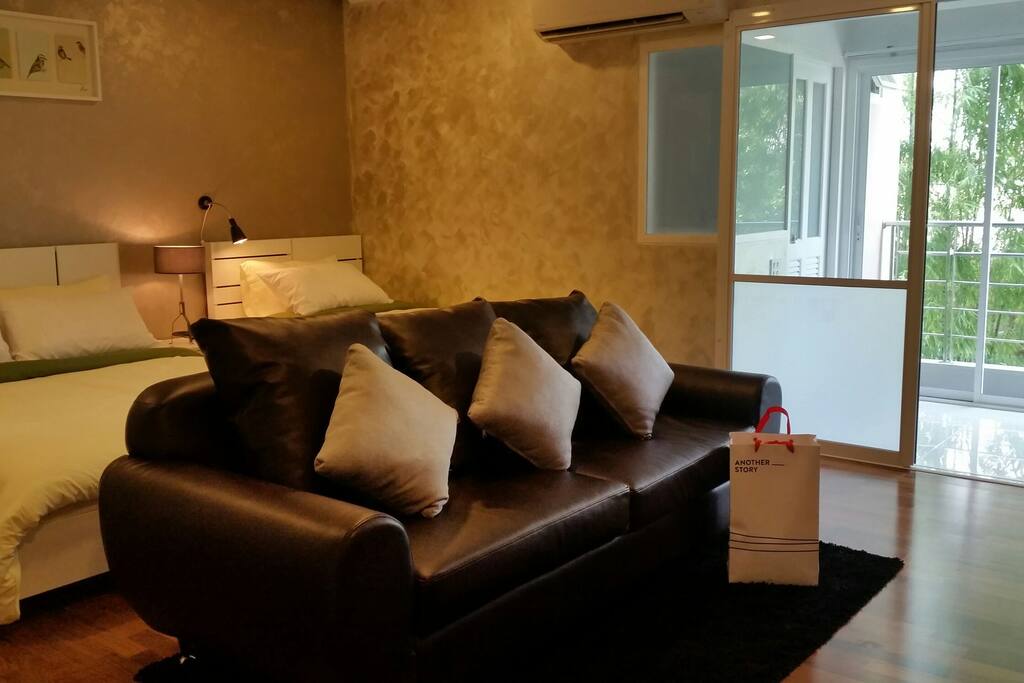 Big sofa for comfortable rest