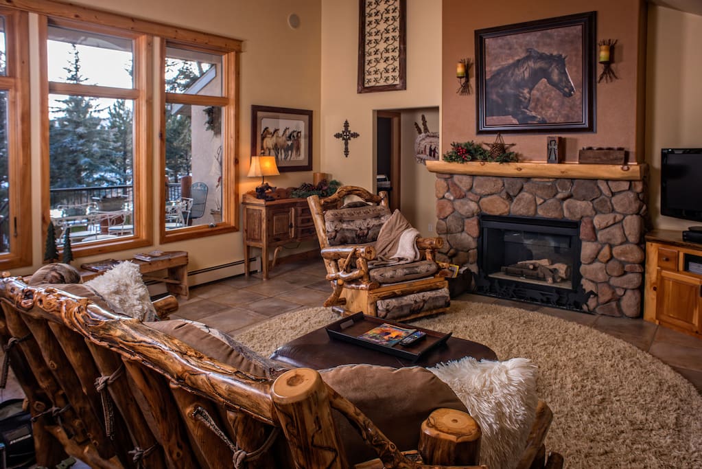 Comfy Fireside Room
