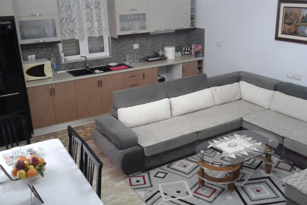 Living room with sofa beds ..