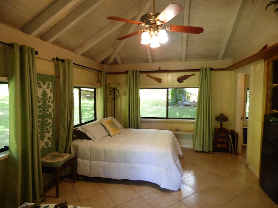Bright and cozy single room studio apartment.