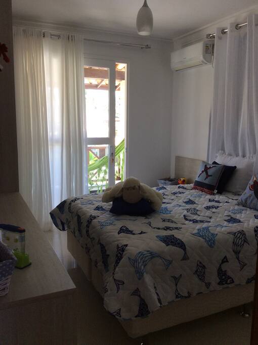 Quarto em alto padrão, todos com ar condicionado