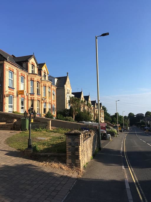 We are situated on the A361 which is the main road running into Ilfracombe.