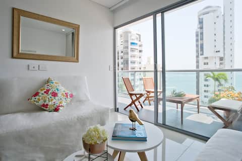 Apto Cartagena!Nuevo/Wifi/Concierge/Bioseguridad