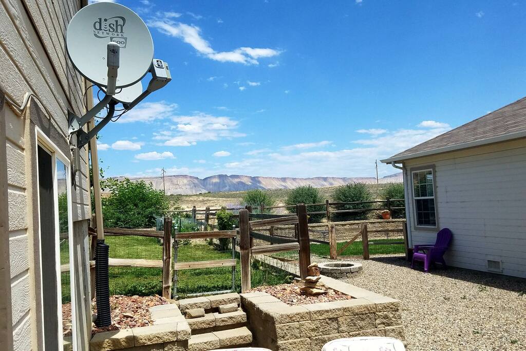 Bookcliff view from your private entrance.