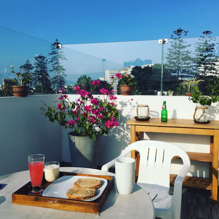 Private bedroom in Barranco & Miraflores border(3) Departamentos en renta en Cercado de Lima