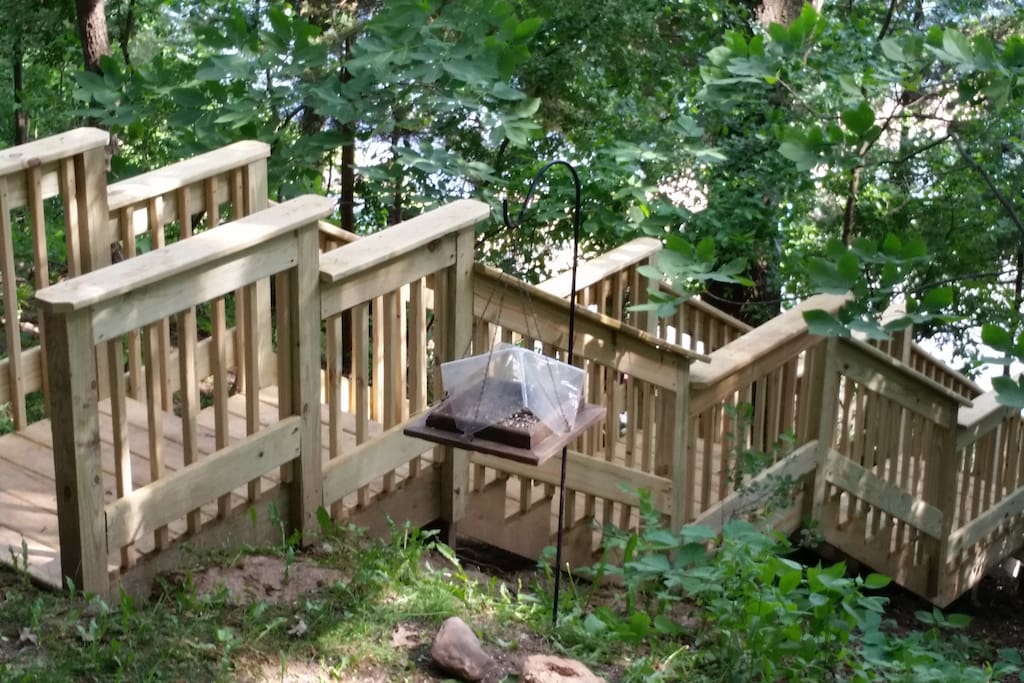 Steps to the lake