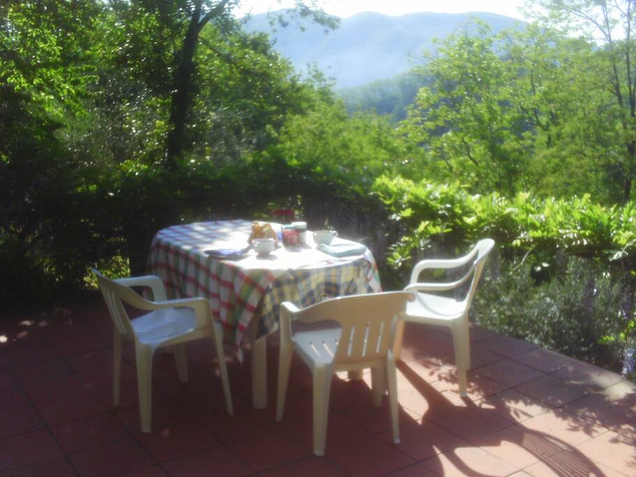 the terrace - perfect for al fresco dining