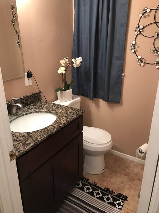 Clean bathroom
