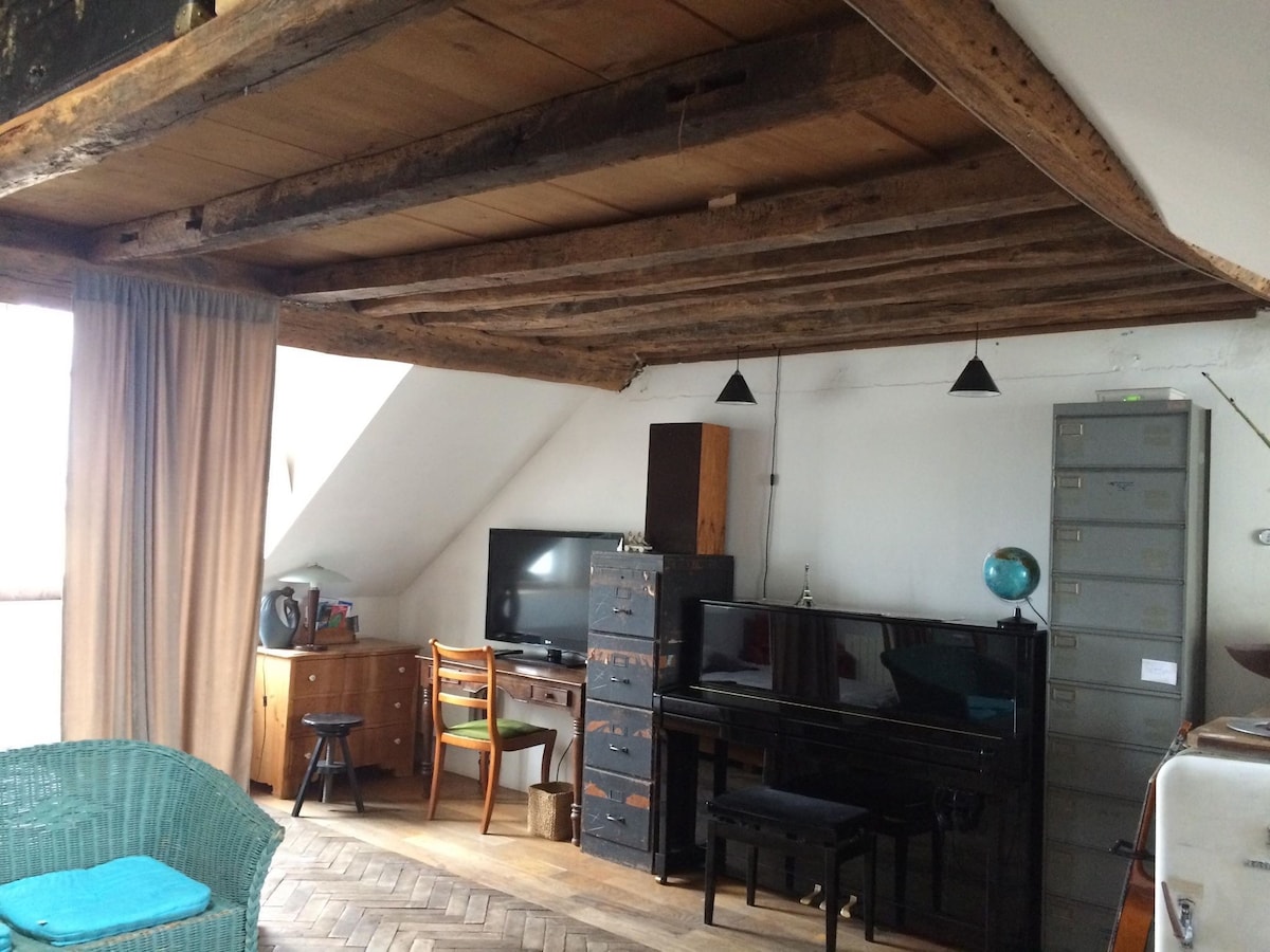 The Romance of Paris. Loft with SHIMMEL PIANO - Lofts for Rent in Paris ...