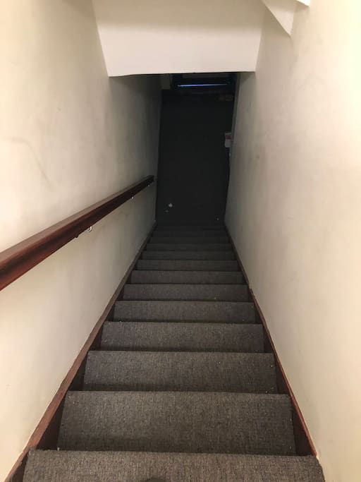 STAIRS GOING UP TO THE FLAT