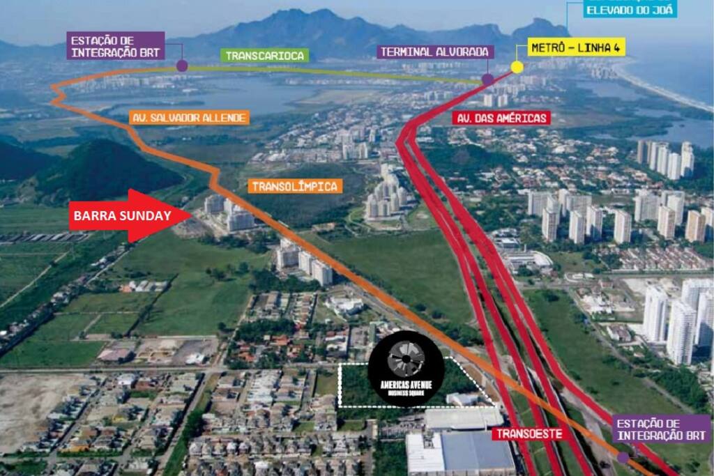Well served by public transports and near beach and olimpic sports events arenas