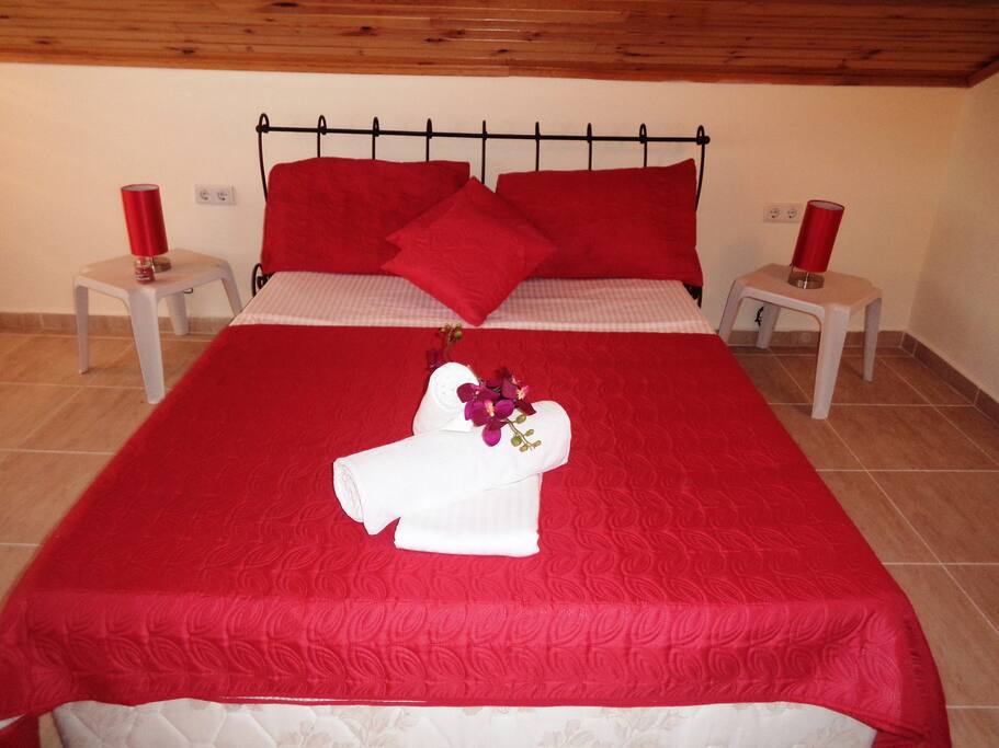 one of the attic bedrooms