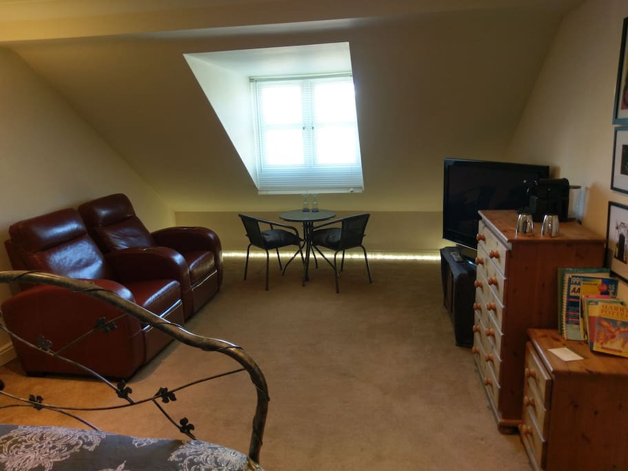 Lounge area of bedroom suite