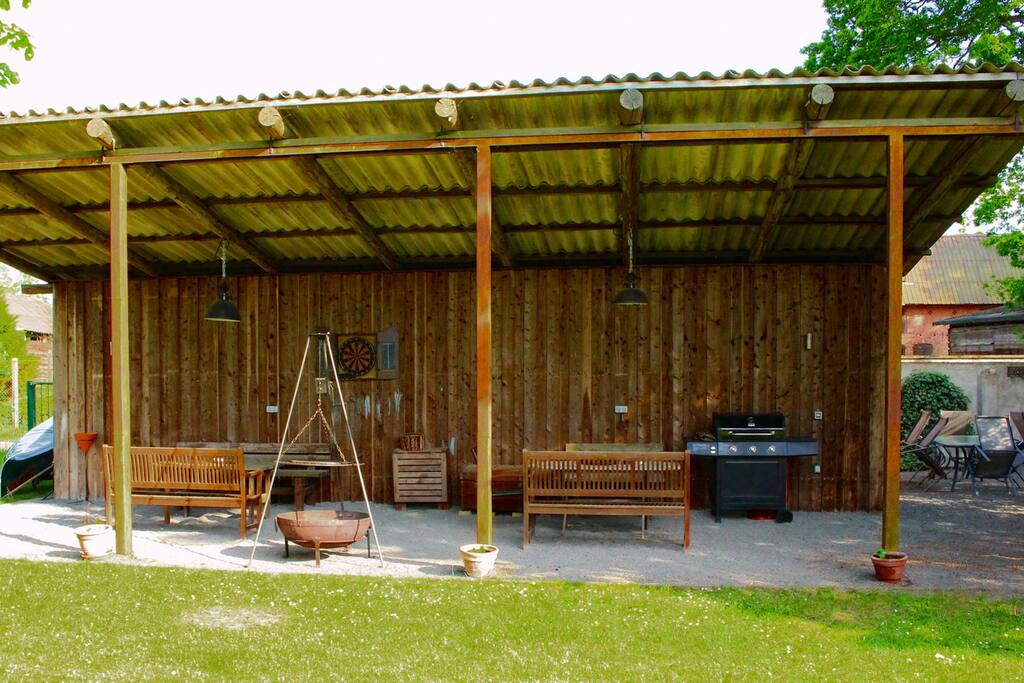 Grillplatz im Garten