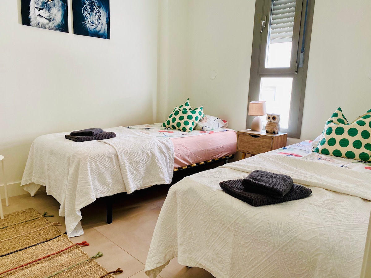 Druhá spálňa s dvoma samostatnými lôžkami