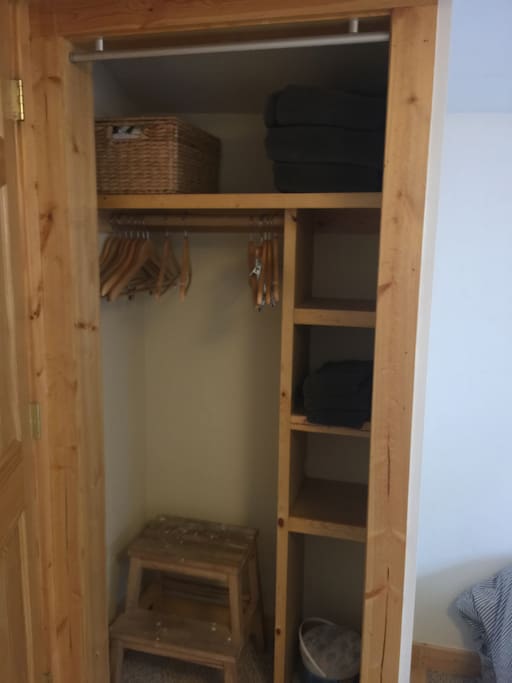 Closet in bedroom #1.