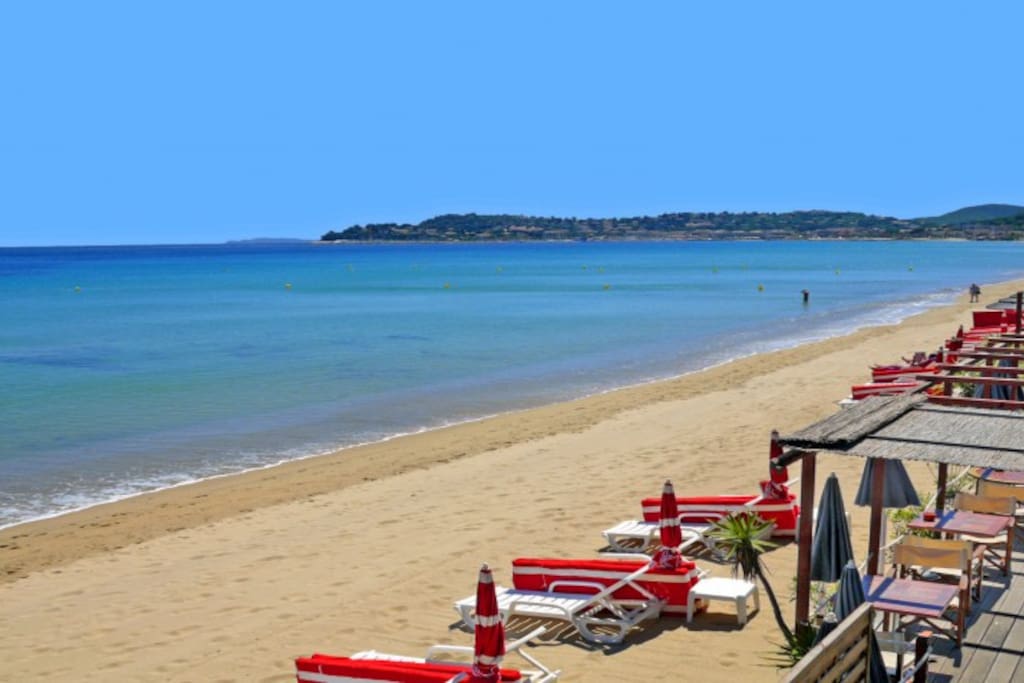 Grandes plages privées et publiques