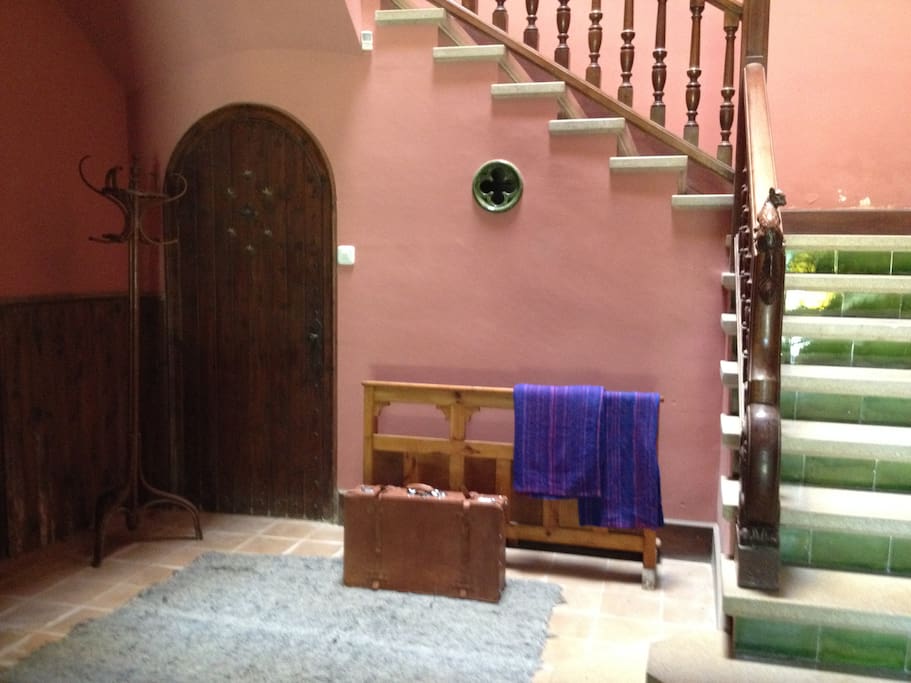 Entrance from the garden