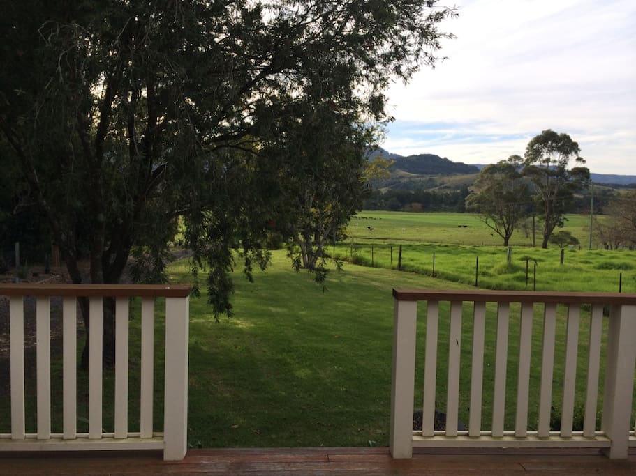 View from the north facing front verandah